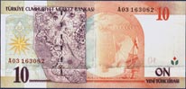 10 New Turkish Lira