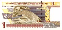 1 New Turkish Lira